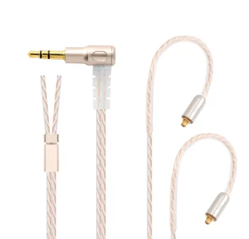 

Earphone Cable MMCX 8 core Silver and Copper Mixed Earphone Upgrade Cable Replacement For SE535 SE846 UE900 Headphone Wire