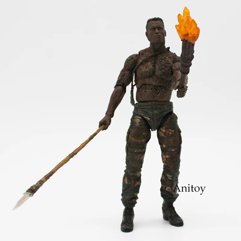 NECA Хищник 30-летие джунглей патруля соприкосновение извлечения Маскировка голландский джунгли Охотник Unmasked демон фигурка игрушка
