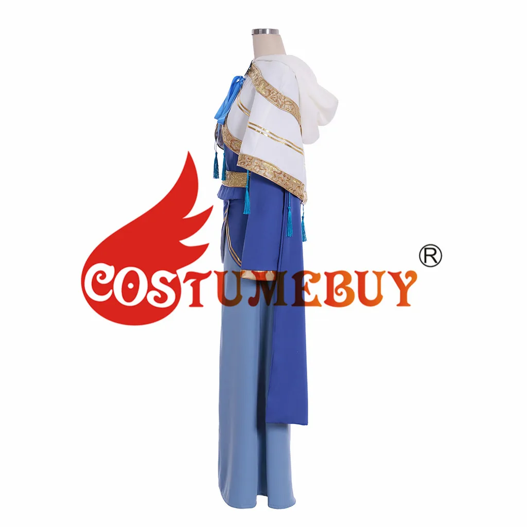 CostumeBuy игра Королевство Сердца III ава синяя версия Косплей Костюм для взрослых на Хеллоуин Необычные вечерние костюмы L920