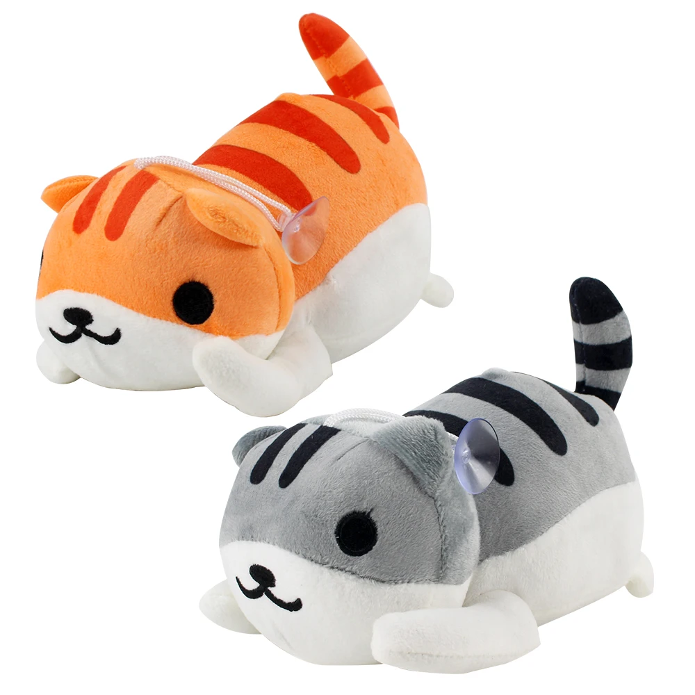 2 стиля Neko Atsume плюшевые игрушки серый оранжевый Кот Китти в виде животного мягкая набивная кукла
