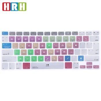 

HRH Ableton Live 9 Suite Shortcuts Hotkey Silicone Keyboard Skin Protective Film Keypad Cover for Mac Pro Retina Air 13"15" 17"