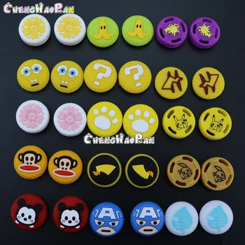 

30pcs Silicone Thumb Stick Grip Caps Analog Joystick Cover Case For Nintend Switch NS JoyCon Controllers Joy-Con Joypad