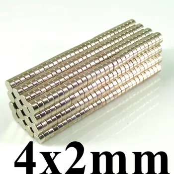 

Neodymium Magnets 100PCS Dia 4x2 mm hot round magnet Strong magnets Rare Earth Neodymium Magnet 4x2mm wholesale 4*2mm