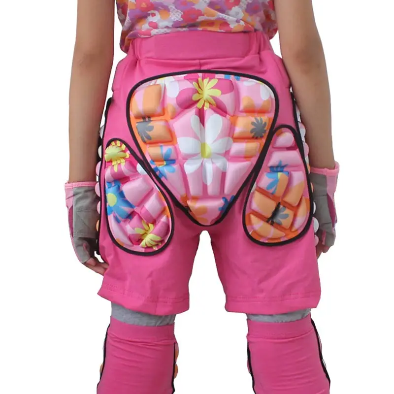 Kids 3D Protective Hip Pad EVA Short Pants Skiing Snowboard Skating Riding Protective Gear Drop Resistance Padded Protecter