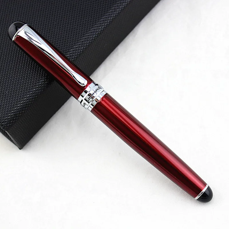 Ручка перьевая Jinhao X750 металлическая с серебряным зажимом 0 5 мм|metal fountain pen|ink penjinhao