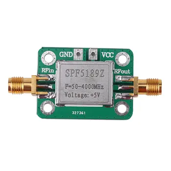 

LNA 50-4000 MHz RF Low Noise Amplifier Signal Receiver SPF5189 NF = 0.6dB inm High Quality