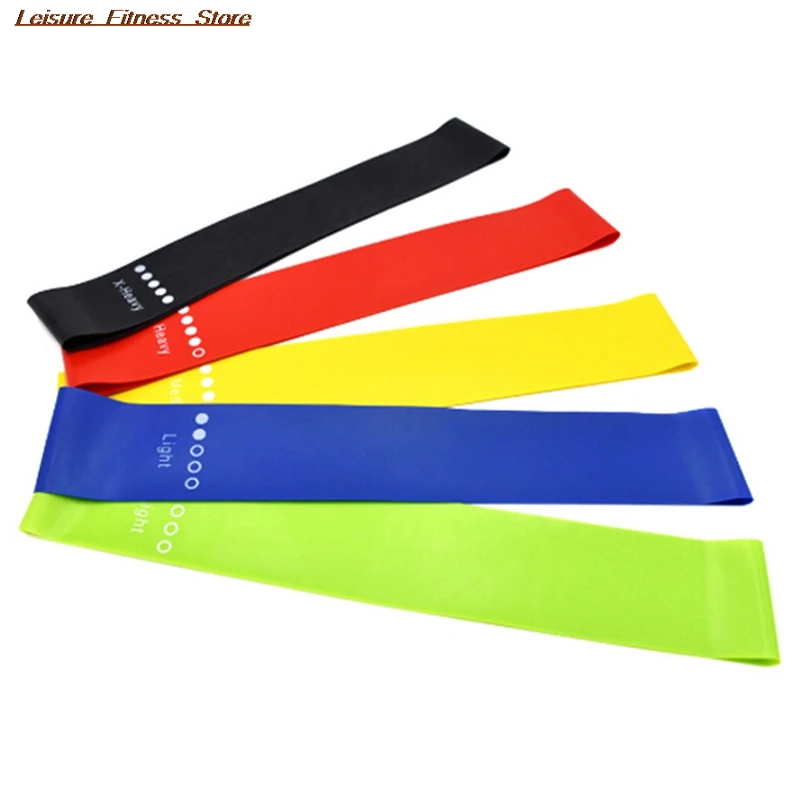 Anti Slip Cotton Hip Band Resistance Bands Booty Exercise Elastic Bands For Yoga Stretching Training Fitness Workout