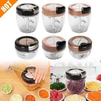 

Manual Vegetable Food Chopper Meat Grinder Mincer Mixer Blender Meat Fruit Vegetable Tool Nuts Shredders