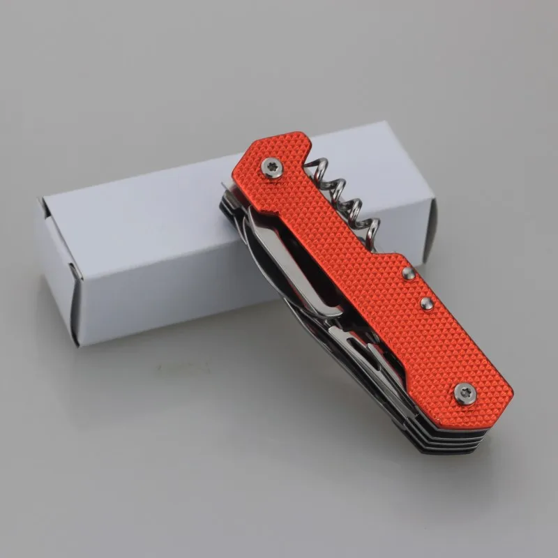 Functional Swiss 91mm Folding Knife Stainless Steel Multi Tool Army Knives Pocket Hunting Outdoor Camping Survival Knives