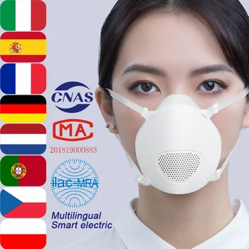 

Ranvoo U31 Professional Brand Smart Electric Mask High Quality,Face Mouth Breathing Protection Filter Dust PM2.5,Reusable