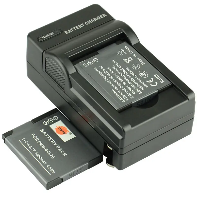 3 шт. 1300 мАч 3,7 V DMW-BCL7E BLC7 DSTE Камера Батарея для цифрового фотоаппарата Panasonic DMC-SZ3GK SZ3 DMC-SZ9 DMC-XS1 DMC-FH10 DMC-FS50 DMC-F5