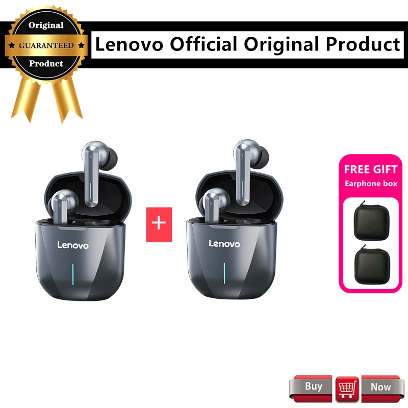 Lenovo XG01 Gaming Earbuds 50ms Low Latency TWS Bluetooth Earphone with Mic HiFi wireless headphones ipx5 waterproof Earbuds best wireless earphones Earphones & Headphones