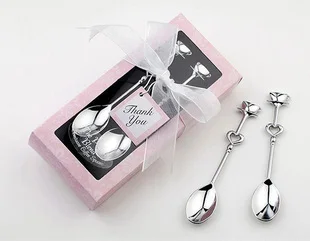 

wedding birthday party favor gift and giveaways for guests-- Love Heart Spoons Coffee Spoon 160pcs spoons /lot=80sets/lot