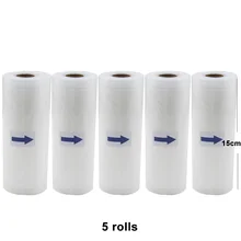 Бытовой Еда вакуумные упаковочные пакеты для вакуумного упаковщика вакуумные пакеты для хранения из полиамида Еда длительного сохранения свежести 12/15/20/25/28 см* 500 1 рулон