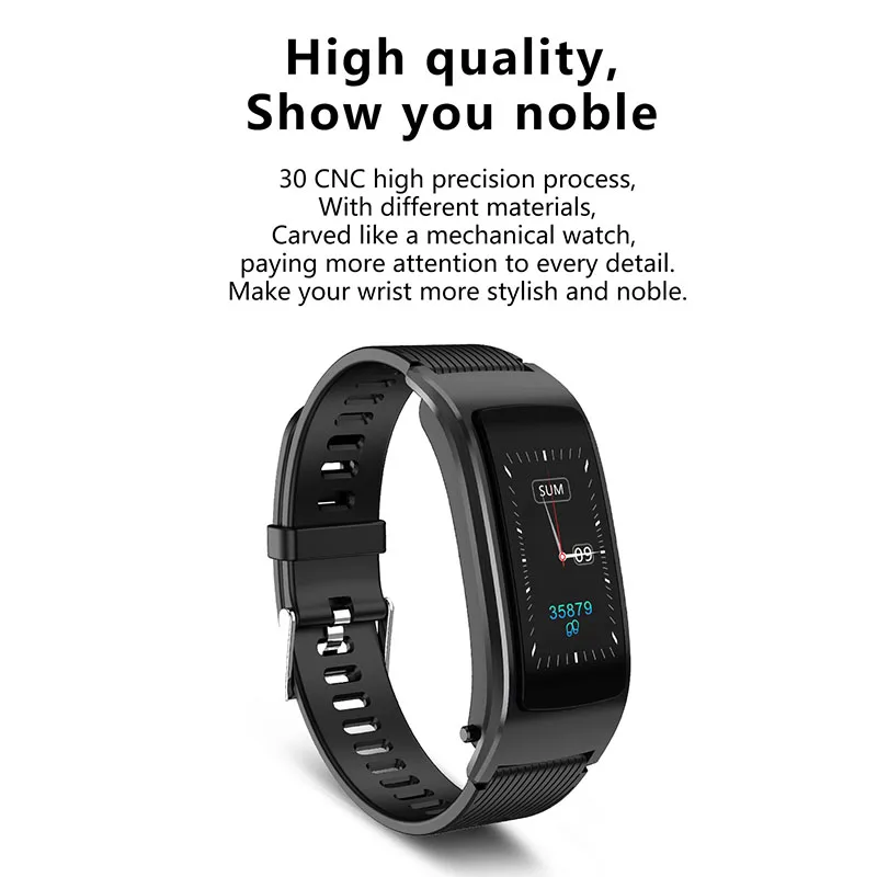 

Fitness Tracking Smart Watch Heart Rate Monitor Bluetooth Wireless Sports Smart Bracelet LHB99