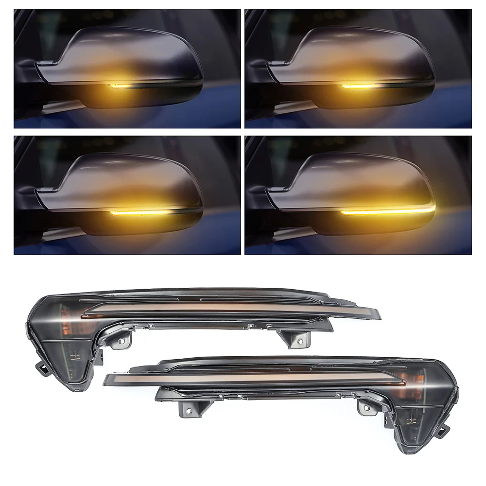 

2 pieces for Audi A6 C7 RS6 line Dynamic Blinker Side Mirror Light LED Turn Signal Light 2013 2014 2015 Car Styling