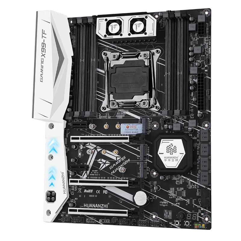 Материнская плата HUANANZHI X99 с двумя слотами M.2 NVME поддержка DDR3 и DDR4|Материнские