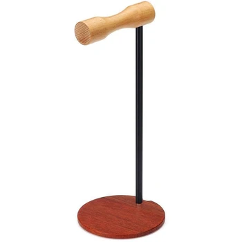 

Headphone Stand Holder Hanger Wooden Mount Bracket Detachable Headset Desk Display Stand Headphone Shelf Rack