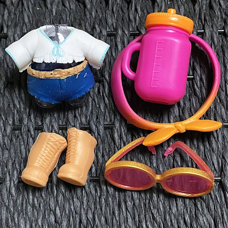 Original Clothes and Accessories Set for 8 cm Dolls - Dress Suit and Unicorn Outfit Toy Gift