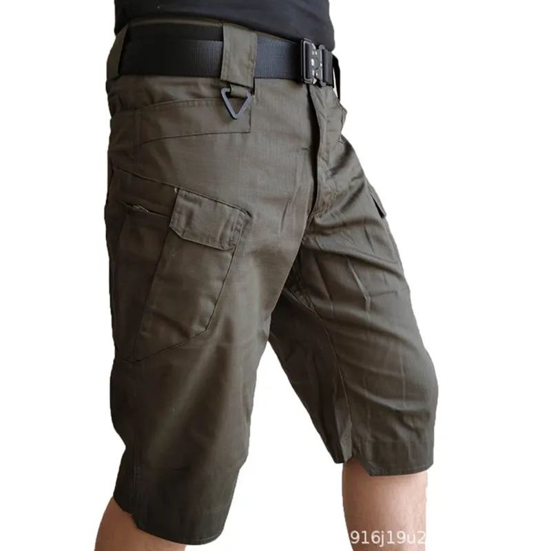 Camo Shorts Mens Summer Outdoor Hiking Sports Training Shorts Multi Pocket Straight Loose Beach sport shorts,men sport pants