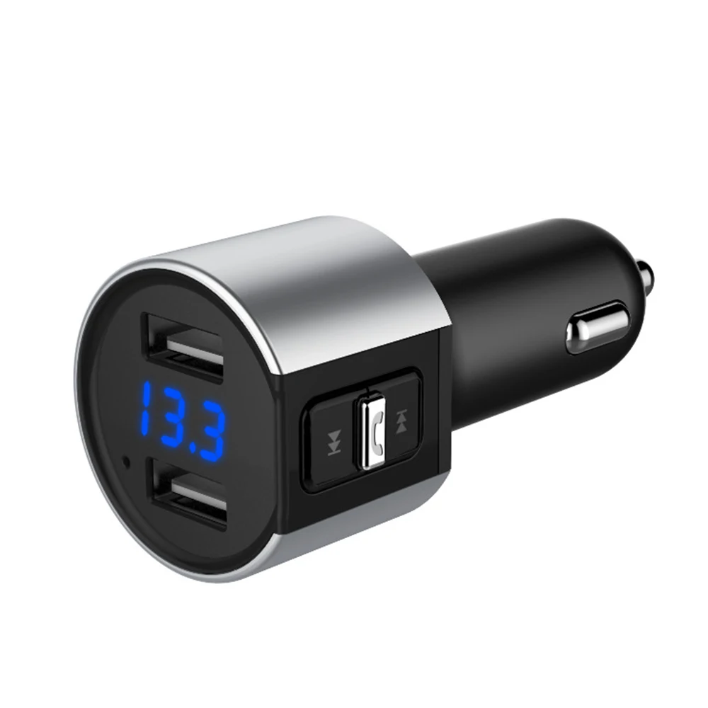 3.4A автомобильное USB зарядное устройство fm-передатчик Bluetooth Handsfree USB Зажигалка Разъем U диск воспроизведение музыки двойной USB MP3 зарядное устройство