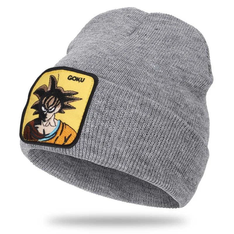 Saiyan Son Goku Vegeta Majin Buu, детская вязаная шапка для мальчиков и девочек, серия Dragon Ball Z, шапка с вышивкой, милые игрушки для косплея, подарок