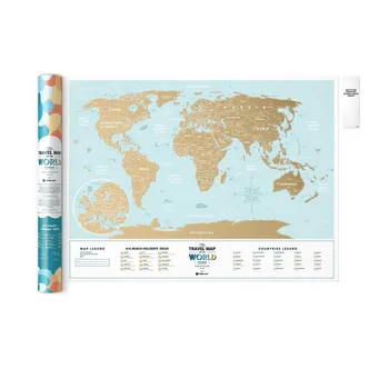 

Scratch-world map Holiday World lagoon travel map