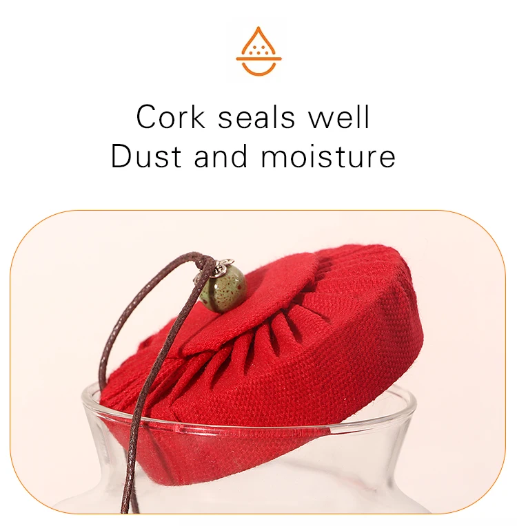 Glass Storage Tank Cork Sealed Storage Tank Kitchen Grain Storage Tank Coffee Tea Sealed Cans Candy Gift Cans