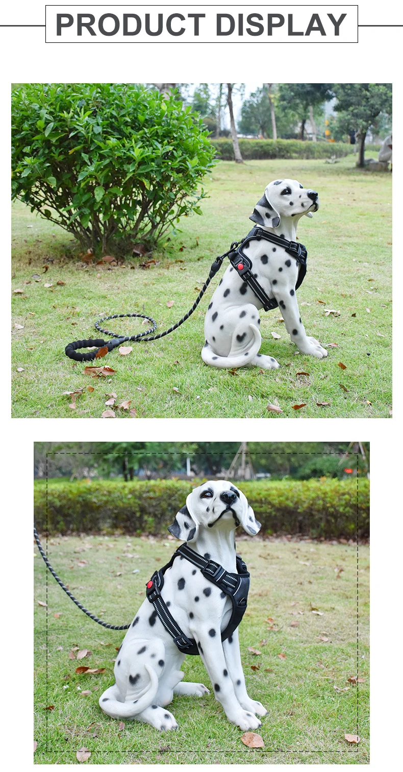 Светоотражающий нейлоновый жилет для собак, регулируемый поводок безопасности для маленьких, средних и больших собак