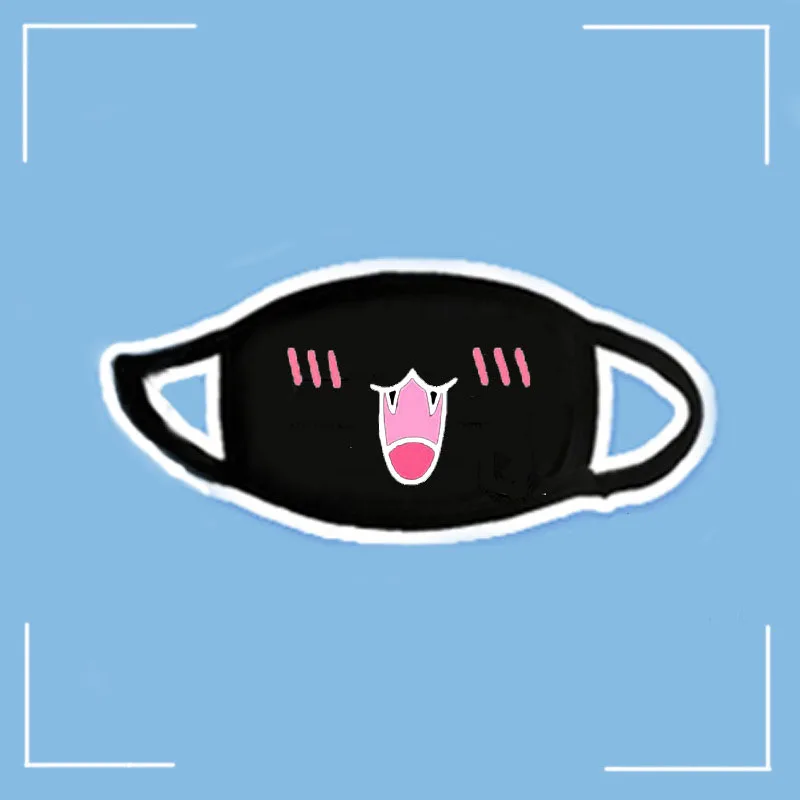 Hot Cute Cartoon Face Mask Anti-bacterial Unisex Dust Winter Warm Mouth Mask Multi Style Anti Dust Cotton Facial Protective