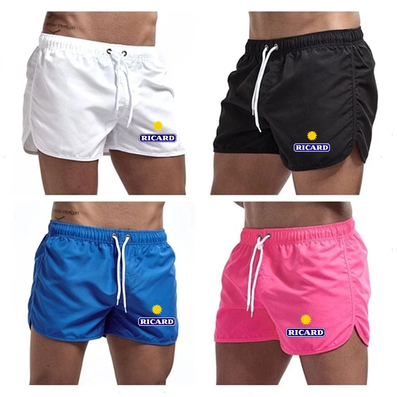 RicardShorts de bain respirants pour hommes, vêtements de plage d