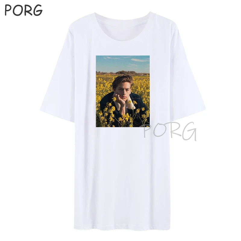 2020 Women New Summer Fashion Cole Sprouse Casual Loose Dress Mini T Shirt O-neck Short Sleeve Party Feminina Vestidos | Женская одежда
