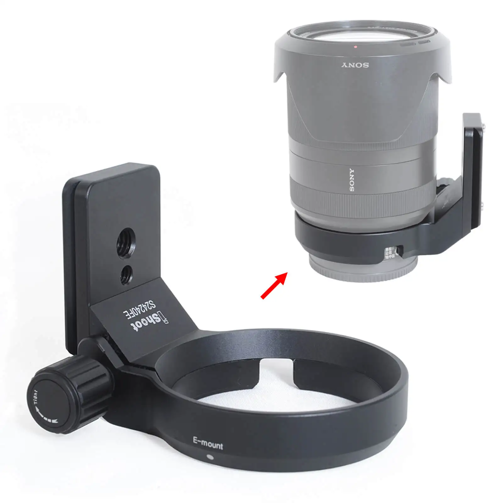 

Lens Collar Tripod Mount Ring for Sony FE 16-35mm f/2.8 GM, Sony FE 16-70mm f/4 ZA OSS, Sony E PZ 18-105mm f/4 G OSS Lens