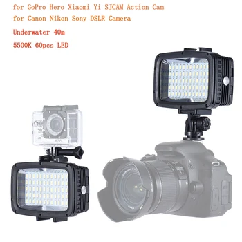 

Andoer Waterproof LED Light Diving Underwater Video Lights for GoPro Xiaomi Yi SJCAM Action Cam/DSLR Cameras Studio Photo Lamp