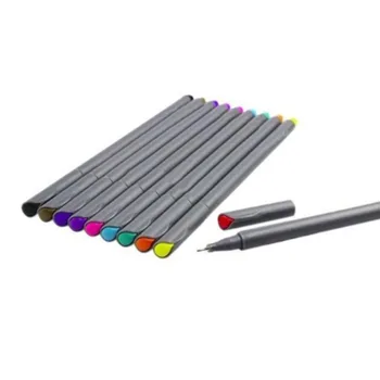 

10Pcs 0.38mm Fine Line Pen Watercolor Drawing Gel Pen Painting Tool Set Office School Art Supplies Pencil Drop Shipping