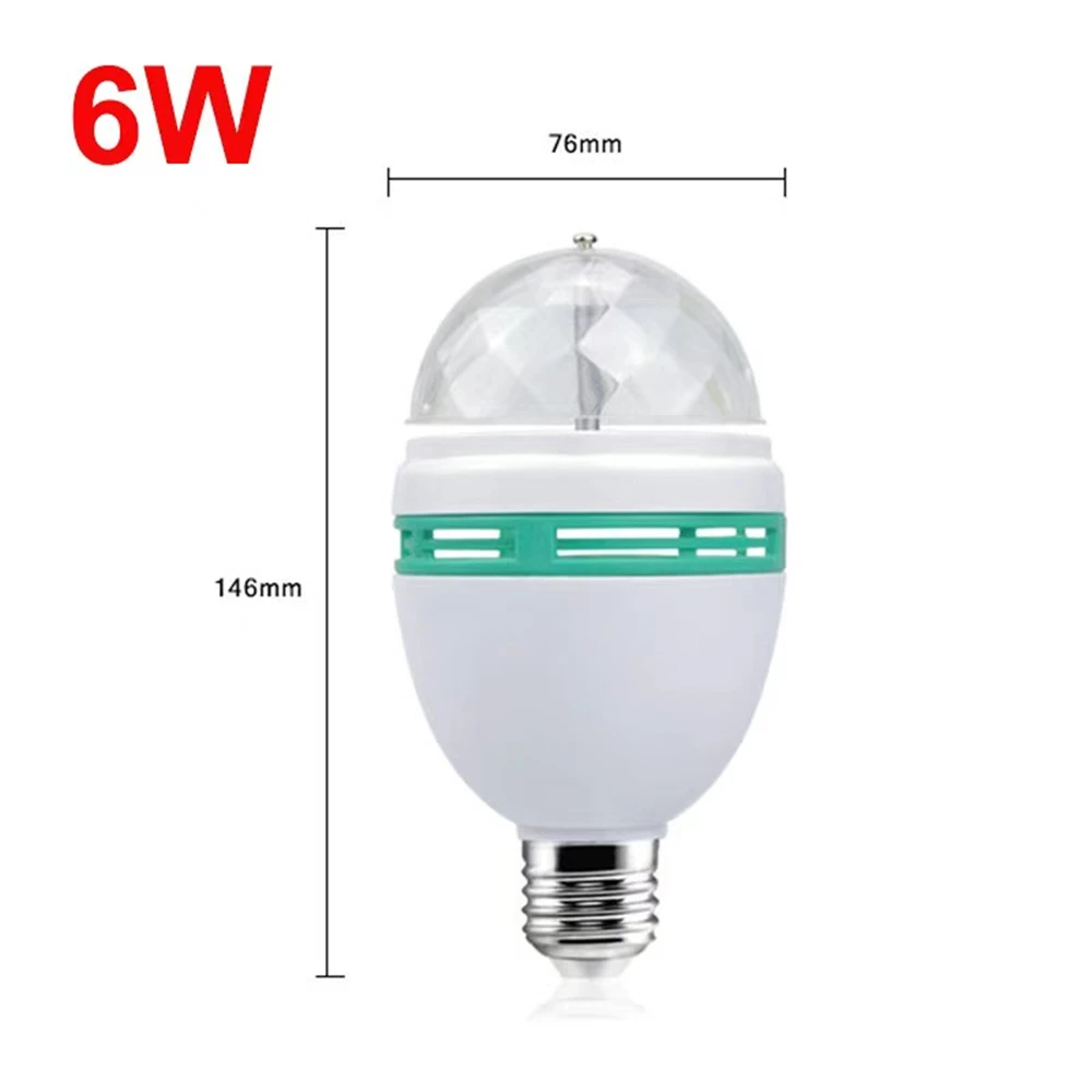 Portable multi LED bulb Mini Laser Projector DJ Disco Stage Light Xmas Party Lighting Show with E27 to EU Plug Adapter