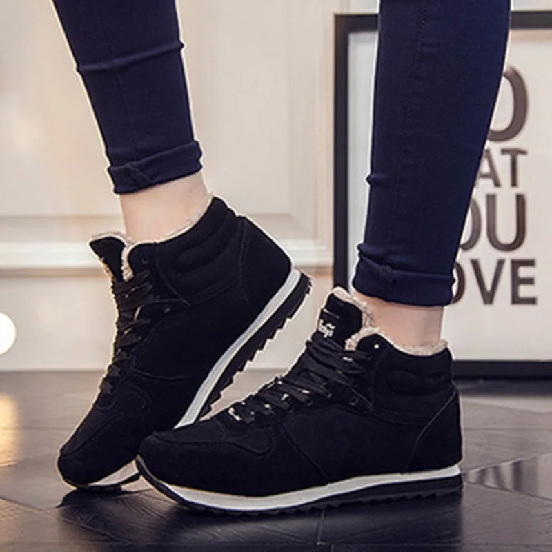 winter men's sports shoes comfortable warm casual booties