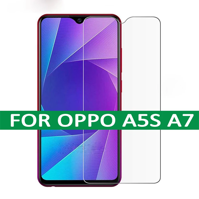 

Transparent Glass For OPPO A5s Screen Protector For OPPO A7 A 5S A5 S A 7 9H Anti-Oil Tempered Protective Cover Glass Film Glas