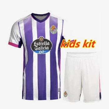 2020 Camiseta Para niños Kits Real Valladolid Para Adultos 2020 2021 Camiseta De fútbol Para Hombre Camisa Informal Camiseta De La