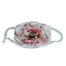 Ужасная маска, украшение, страшная маска на Хэллоуин, маска для рта, Необычные зубы, зомби, кровавый страшный подарок, новинка, забавная игрушка