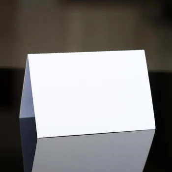 

100 Pcs/Set Solid Color Place Cards Wedding Name Cards Event Table Number Name Card Birthday Party Decoration Hot Sale