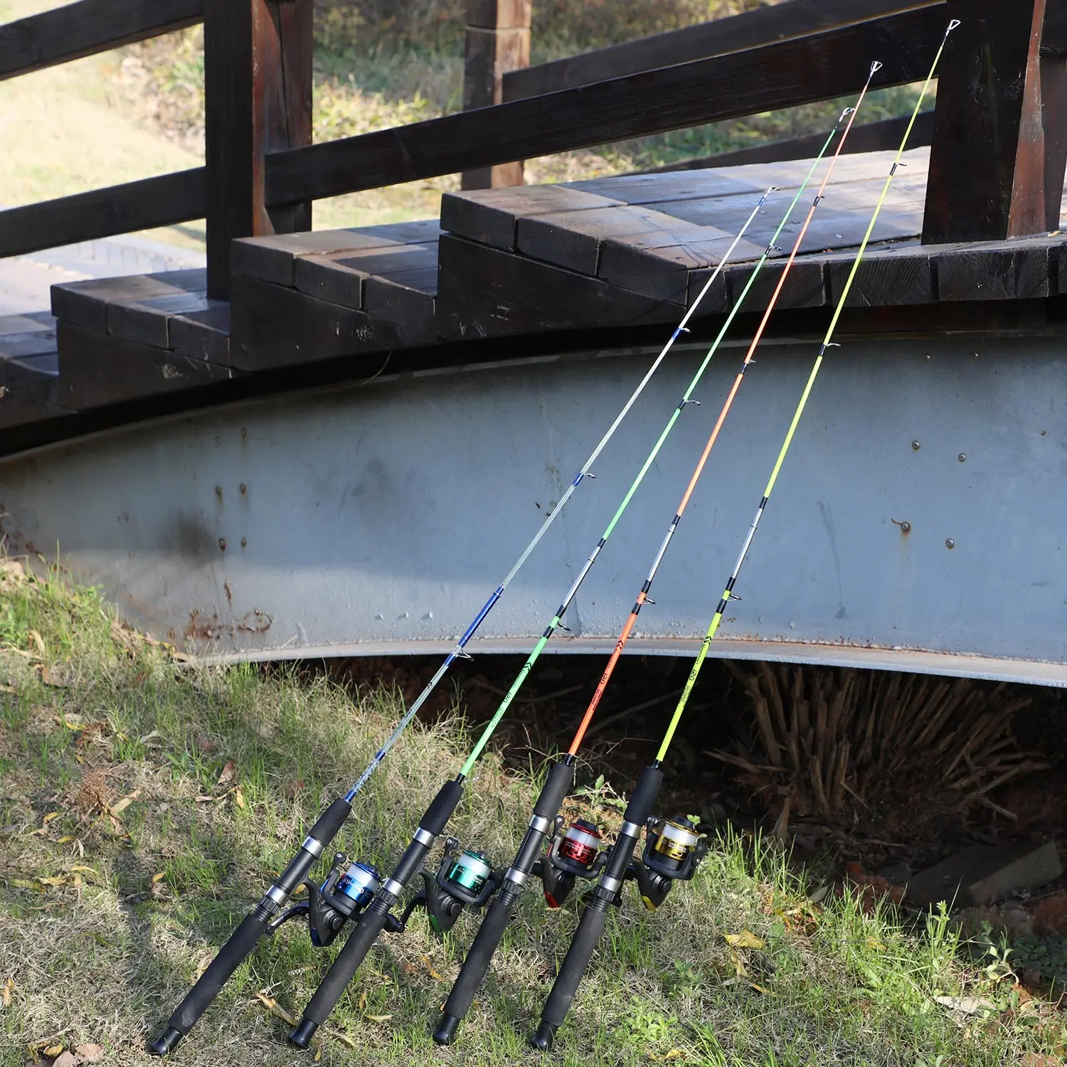 Sougayilang 4 Color 120cm Spining Fishing Combo 2 Section EVA Handle Ultralight Resin Body Rod and 3BB Fishing Reel Fishing Set Sougayilang 4 Color 120cm Spining Fishing Combo 2 Section EVA Handle Ultralight Resin Body Rod and 3BB Fishing Reel Fishing Set