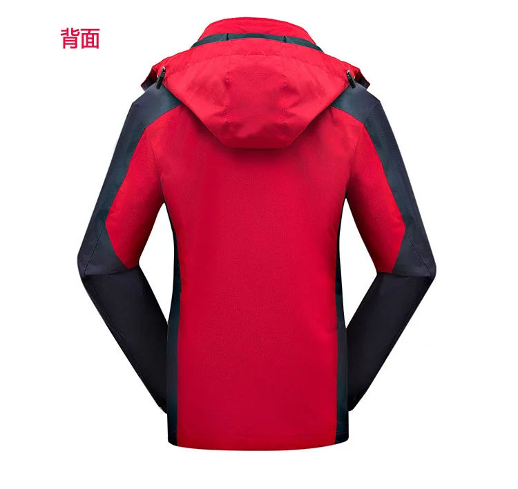 Осенне-зимний стиль, куртка-дождевик, три в одном, одежда с хлопковой подкладкой, ветронепроницаемая, водостойкая