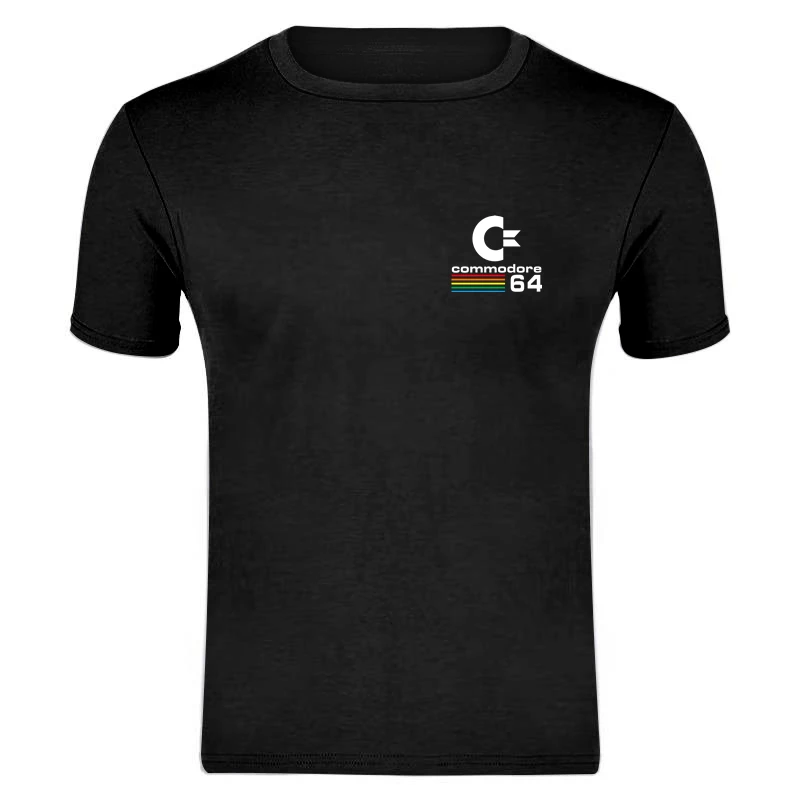 Новинка лета, коммодор, 64 футболки, C64, Ретро стиль, 8 бит, ультра крутой дизайн, футболки, мужская одежда с коротким рукавом