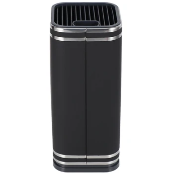 

8 Inch Black Knife Stand Large Capacity Stainless Steel Knife Holder Kitchen Tool Stainless Steel Knife Stand