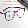 Женские очки для близорукости с заклепками, овальные очки с синей пленкой для близорукости,-1,0-1,5-2,0-2,5-3,0-3,5-4,0-4,5 ► Фото 1/6
