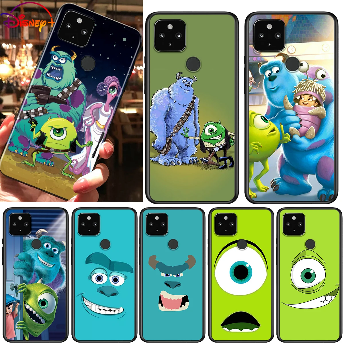 Disney Monsters Inc Shockproof Cover For Google Pixel 5 5a 4 4a Xl 5g Black Phone Case Shell Soft Fundas Coque Capa Mobile Phone Cases Covers Aliexpress