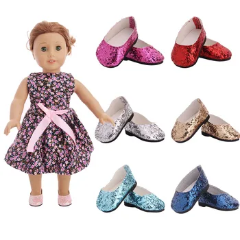

Doll Color Chip Shoes For 18 Inch American Doll & 43 Cm Born Baby Our Generation Christmas Birthday Girl's Gift