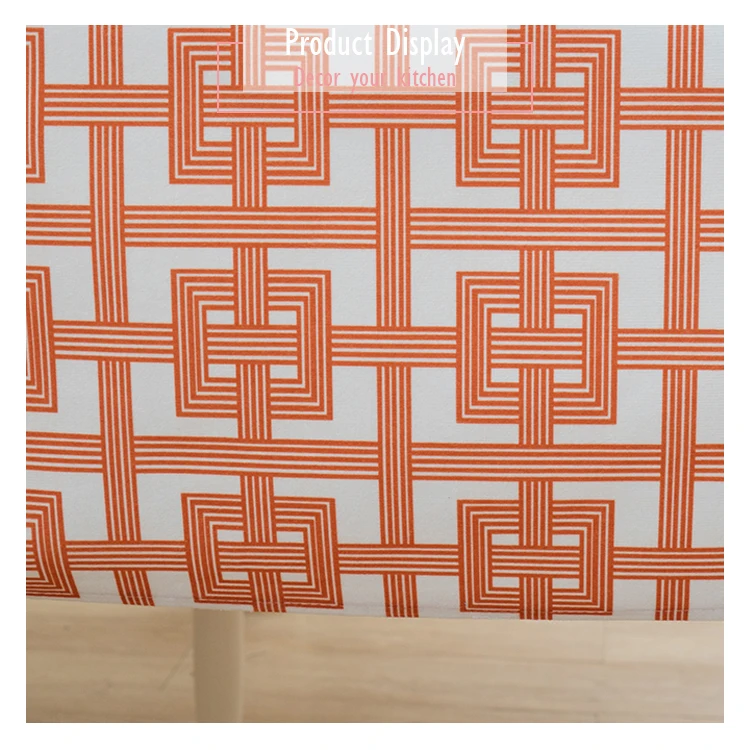 Современный Декор для дома оранжевый цвет геометрический стержень карман толстый Гладкий плюшевый кухня окна двери шторы балдахин