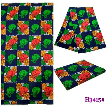 

Ankara print Java wax fabric for dress java prints wax patchwork africain fabrics 100 % cotton 6 Yards flower pattern!DF15